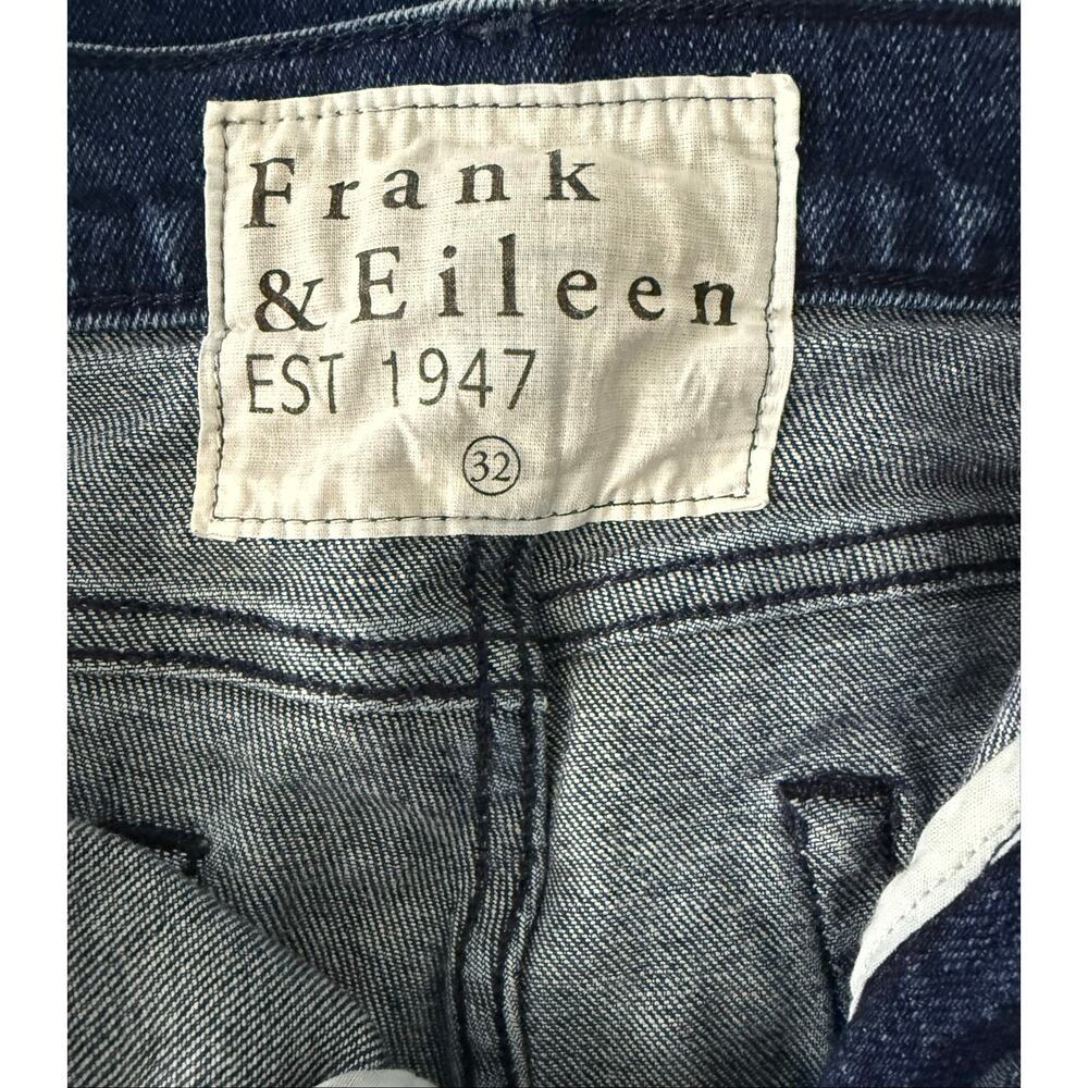Frank & Eileen Cork Everyday Jean Rinse Cropped Raw Hem Straight Size 32 Classic - Picture 9 of 16